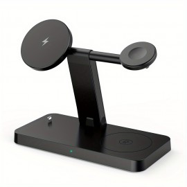 Upgrade Your Wireless Charging Experience with This 4-in-1 Portable Foldable Magnetic Suction Charger!