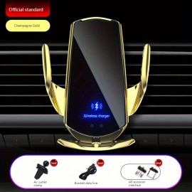 Q3 Car Wireless Charger, Magnetic Car Air Vent Mount Holder, Mobile Phone Holder, 15W Qi Wireless Charger, Car Accessories, Office Accessories, Perfect Gift For Christmas Birthday