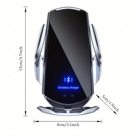 15W Car Wireless Charger, Vehicle-mounted Mobile Wireless Charger, Air Vent General Wireless Charging Phone Holder With Infrared Induction, Car Accessories, Office Accessories, School Supplies, Perfect Gift For Christmas Birthday