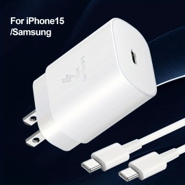 USB-C Charger Super Fast Charging Type C Android Phone Charger With Cable Cord For Samsung Galaxy S23 Ultra/S23/S23+/S22/S22 Ultra/S22+/Note 10/20/S20/S21, Galaxy Tab S7/S8,