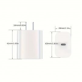 For IPhone Charger Super Fast Charging For IPad Charger  USB C Wall Charger Fast Charging 4FT Cable Compatible With IPhone14/14 Pro Max/13/13Pro/12/12 Pro/11/11Pro/XS,iPad