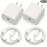 2pcs For IPhone 14 13 12 11 Fast Charger, 20W Rapid USB C Charger With USB C To For Apple Charging Cable PD Adapter