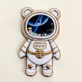 Quicksand Astronaut Bracket Foldable Mobile Phone Case Bracket Cute Quicksand Pattern Multicolor Mobile Phone Case Universal Bracket Gift For Birthday/Easter/President's Day/Boy/Girlfriend