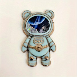 Quicksand Astronaut Bracket Foldable Mobile Phone Case Bracket Cute Quicksand Pattern Multicolor Mobile Phone Case Universal Bracket Gift For Birthday/Easter/President's Day/Boy/Girlfriend