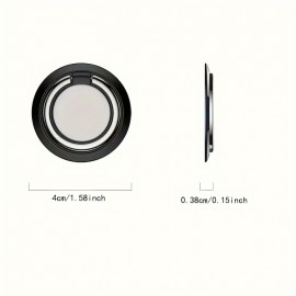 New Back Stick Mobile Phone Ring Buckle Bracket Color Long Terms 360 Degrees Rotating Desktop Metal Folding Mobile Phone Bracket