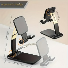 Mobile Phone Bracket Desktop Flat Live Chasing Drama Learning Lifting Folding Portable Multifunctional Lazy Bracket