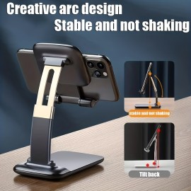 Mobile Phone Bracket Desktop Flat Live Chasing Drama Learning Lifting Folding Portable Multifunctional Lazy Bracket
