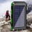 20000MAH Portable Solar Power Bank: 2 USB Charging Ports, Strong LED Light & Outdoor Emergency Use - Perfect Gift For Birthdays, Valentines, Easter & More!