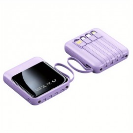 10000mAh Portable Power Bank Battery Charger With Wall Plug LED Display External Battery Pack With 3 Output Lines